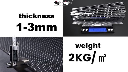 Transparent LED crystal film screen001 Transparent LED crystal film screen001